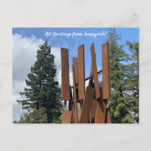 Art Greetings from Sunnyvale! Postcard