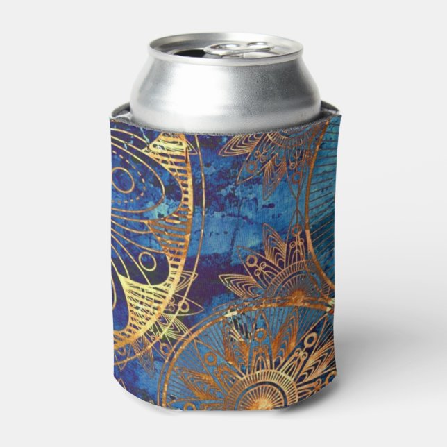Art grunge pattern can cooler (Can Front)