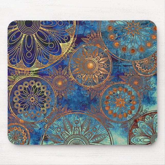 Art grunge pattern mouse mat (Front)