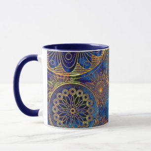 Art grunge pattern mug