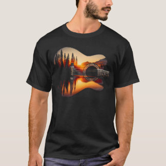 Art Guitarist Music T-Shirt