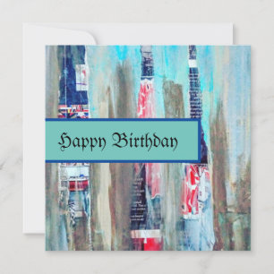 Art Happy Birthday Card