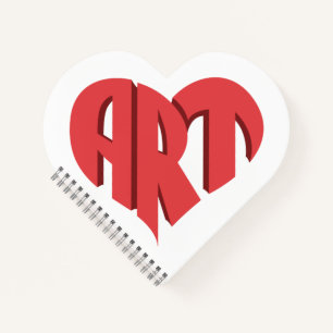 Art Heart Notebook