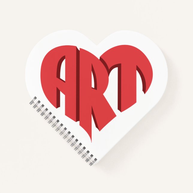 Art Heart Notebook (Front)