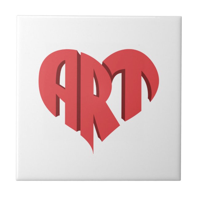 Art Heart Tile (Front)