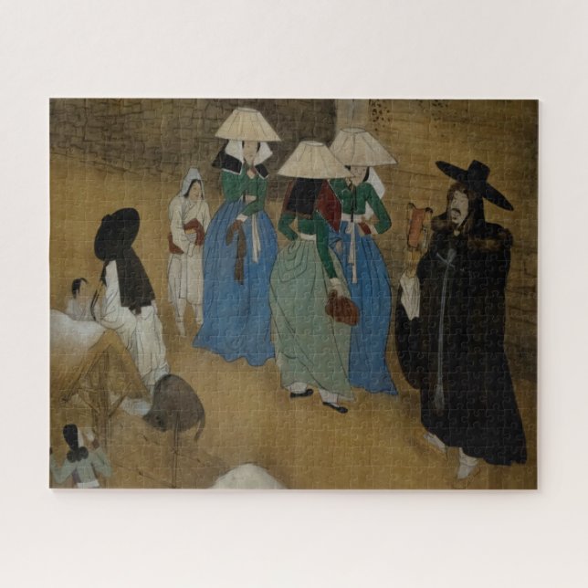 Art History (Asia): Women About on the Town Jigsaw Puzzle (Horizontal)