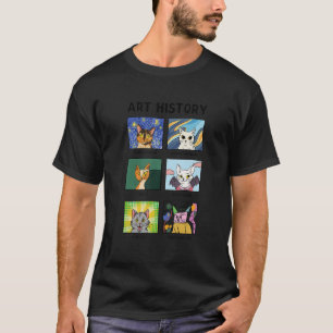 Art History Cats Fine Arts Cat for Collector T-Shirt