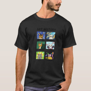 Art History Cats Fine Arts Cat for Collector T-Shirt