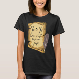 Art History Ceci n'est Pas Une Pipe Data Scientist T-Shirt