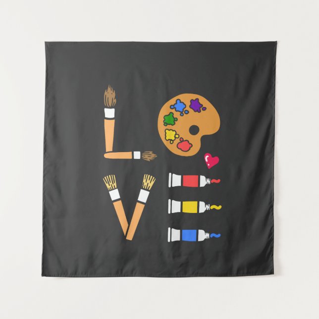 Art - I Love Art Tapestry (Front)