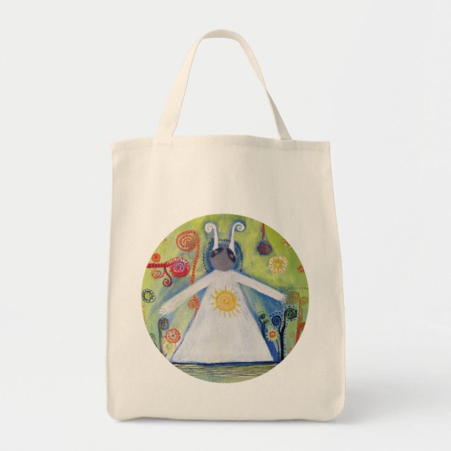 Art Illustration Shiny Tote (Front)