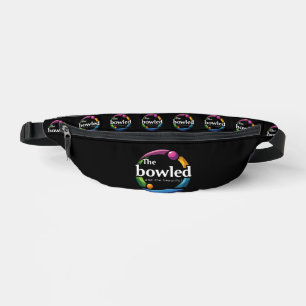 "Art in Motion: Circular Lawn Bowls Bowled Logo, Bum Bags