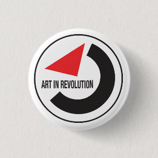 Art in revolution 3 cm round badge