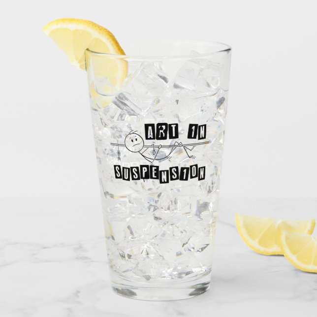 Art in suspension.w glass (Front Ice)