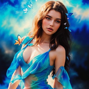 Art inspired design, beautiful dancing woman thermal tumbler