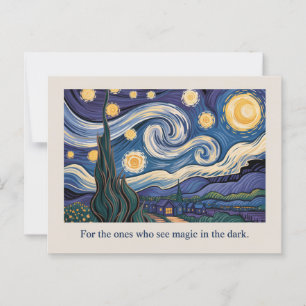 Art-Inspired Postcard – Van Gogh Starry Night