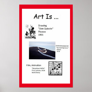 Art is Drawing,Environmental Art, Animation (3/4) Poster