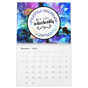 Art is Individuality Calendar