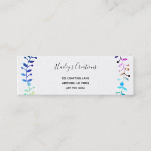 Art is Individuality Mini Business Card