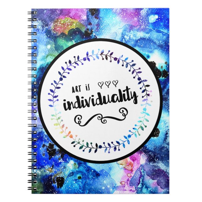 Art is Individuality Notebook (Front)
