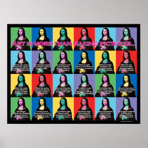 ART is more than making pictures Poster