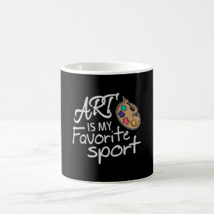 Art Is My Favourite Sport Coffee Mug