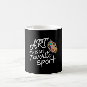 Art Is My Favourite Sport Coffee Mug