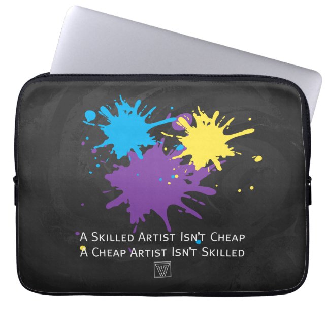 Art Isnt Cheap Laptop Sleeve (Front)