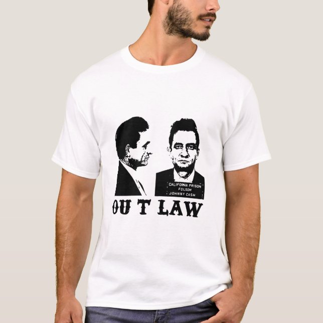 Art Johnny Cash Out Law Gift Men Women Essential T T-Shirt (Front)