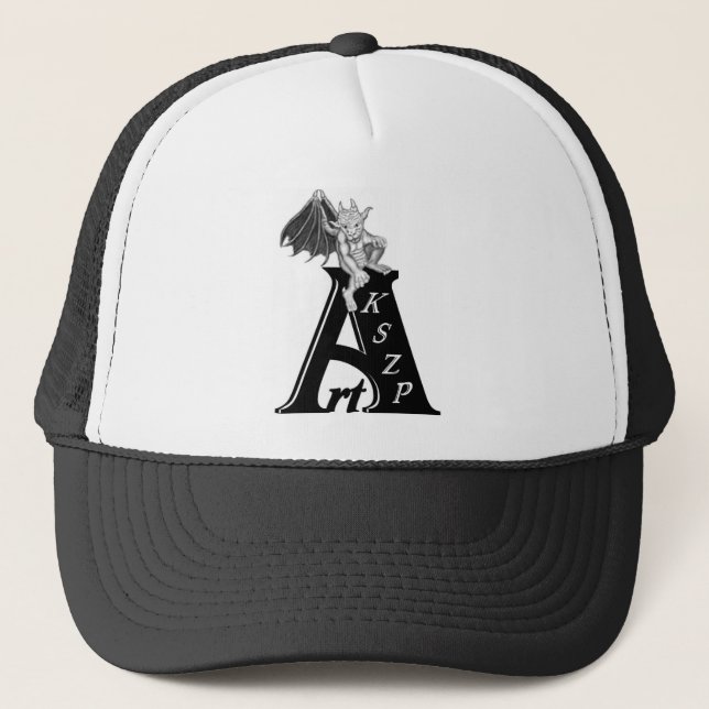 Art KSZP Logo mit Golem Gargoyle Trucker Hat (Front)