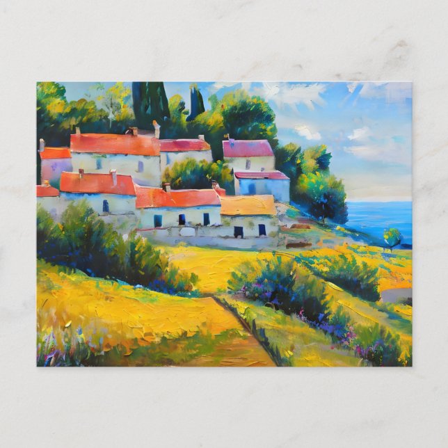 Art Landscape France Postcard (Front)