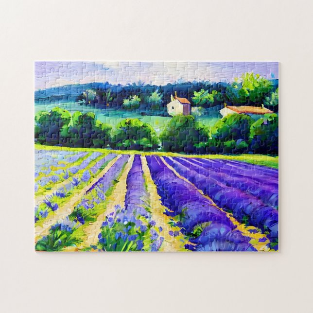 Art Lavender fields  Jigsaw Puzzle (Horizontal)