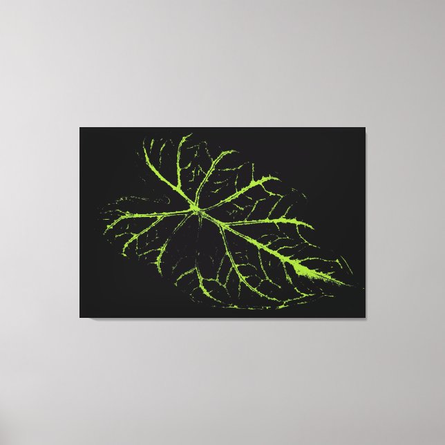 Art Leaf Autumn Canvas Print (Front)