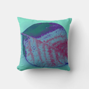Art leaf autumn cushion