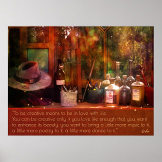 Art, Life & Creativity Poster
