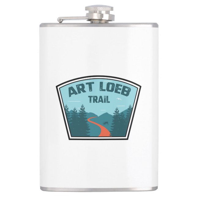Art Loeb Trail North Carolina Hip Flask (Front)