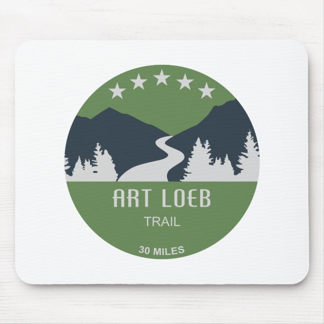 Art Loeb Trail North Carolina Mouse Mat (Front)
