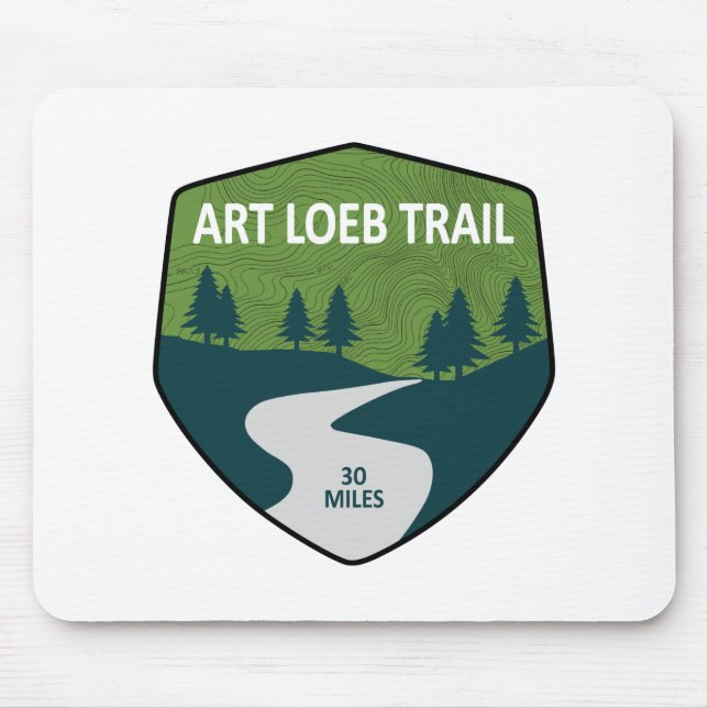 Art Loeb Trail North Carolina Mouse Mat (Front)