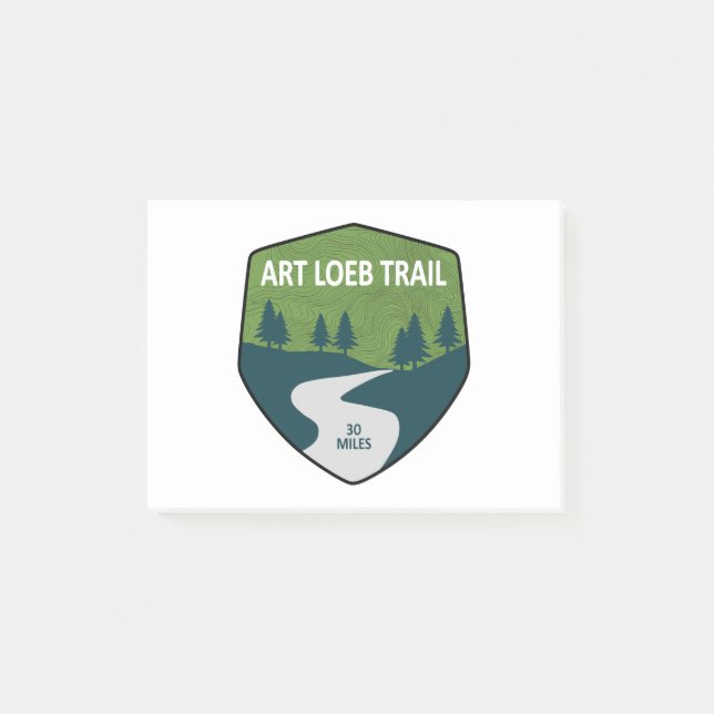 Art Loeb Trail North Carolina Post-it Notes (Front)