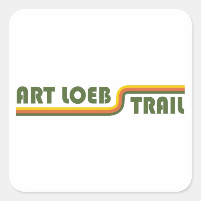 Art Loeb Trail North Carolina Square Sticker (Front)