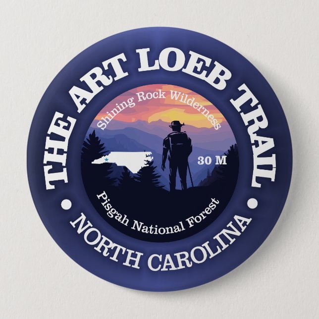 Art Loeb Trail (rd2) 10 Cm Round Badge (Front)