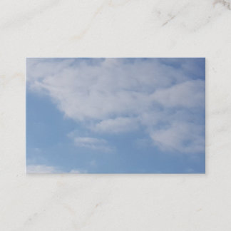 Art Logo 2019  Blue Sky White Clouds Business Card