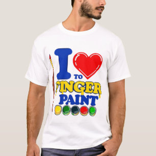 Art Lover Tee – I Heart Finger Paint