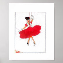 Art made by the hand Ballerina