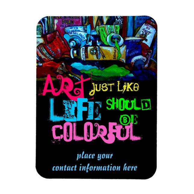 Art Marketing Magnet (Vertical)