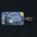 Art Meets Math, Van Gogh Meets Fibonacci Card Luggage Tag<br><div class="desc">Vincent van Gogh meets Leonardo Fibonacci. Fibonacci spiral superimposed on elements of van Gogh's famous painting.</div>