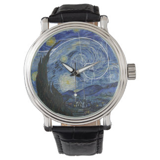  Art Meets Math, Van Gogh Meets Fibonacci Card Watch
