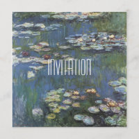 Art Monet Classic Invitation