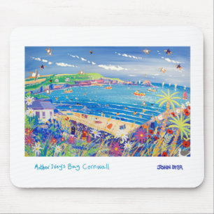 Art Mousemat: Family Fun, Mother Ivey's Bay, Cornw Mouse Mat
