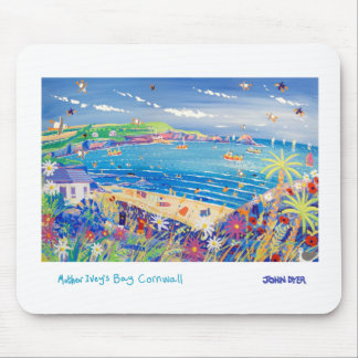 Art Mousemat: Family Fun, Mother Ivey's Bay, Cornw Mouse Mat